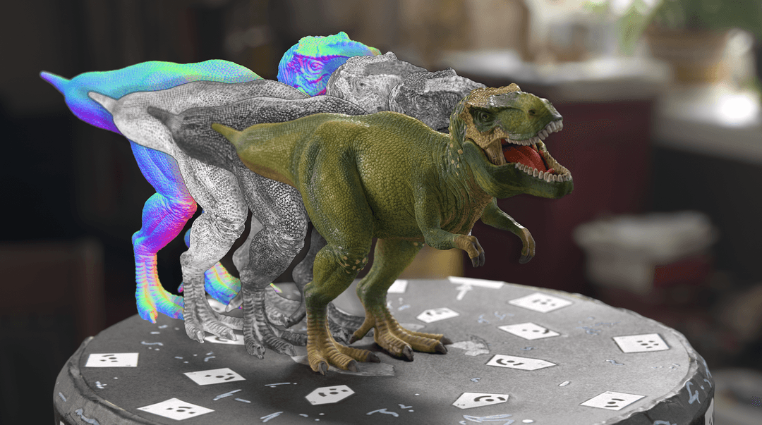 PBR dinosaur toy